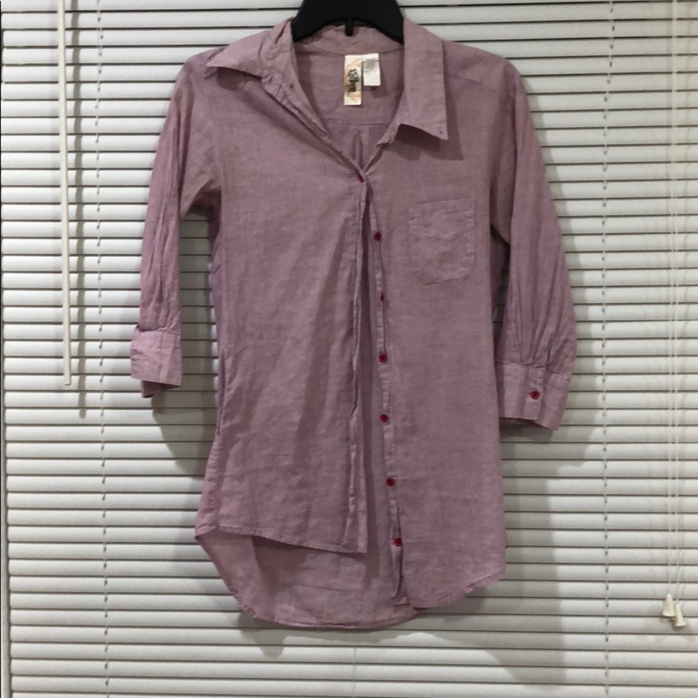 Button down striped shirt